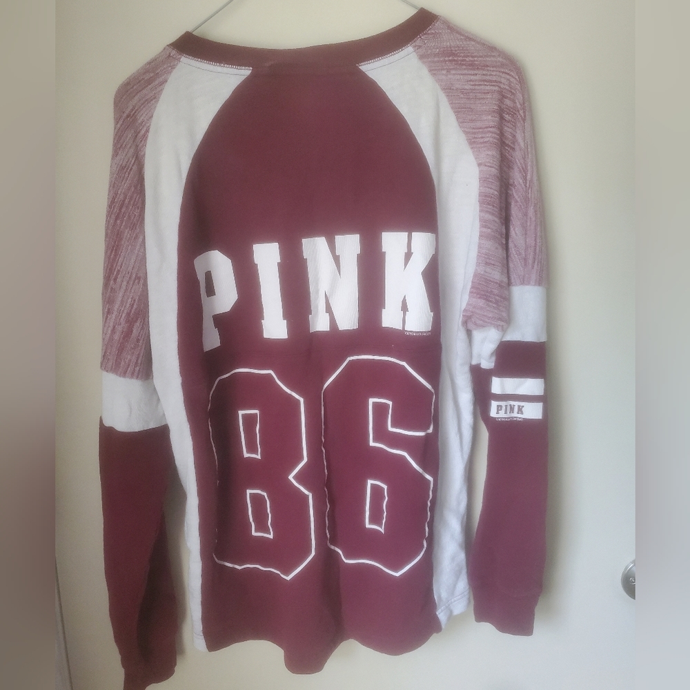 Pink varsity top - Picture 2 of 2